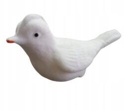  Karácsonyi madárka 10cm karácsonyfára vagy karácsonyfára Művirág Dekoráció (Ptak fok biały)