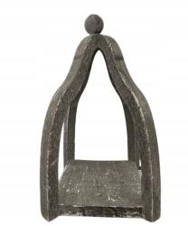 MartineX Alátét Lampion Íj Fa Szürke 35 cm Alap (Lampion Łuk Drewniany - Baza)