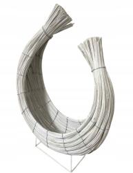 MartineX Kompozíciós kosár kifli sírdísz takaró dísz 50 cm (liść)