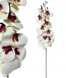 MartineX Szilikon virág mű orchidea 105 cm gumi szilikon Nagy 9 szirmú (Storczyk Sylikon)