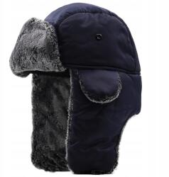  Téli Pilóta Sapka Fül Meleg Férfi Fül A Fagyban Szőrme Sötétkék