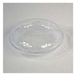  Átlátszó akril medalion, átmérő: 9 cm