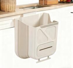  Multifunkciós Szemetes, konyhai, összenyomható, 10L, műanyag (YFDZ-6974832393330)