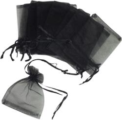  Organza tasak fekete 12db/cs