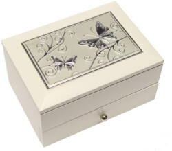 fehér lepkés ékszertartó