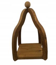 MartineX Alátét Lampion Íj Fa Barna 35 cm Alap (Lampion Łuk Drewniany - Baza)