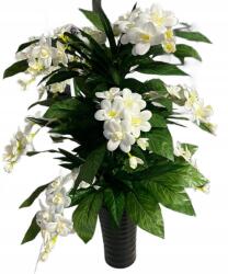 RAV Cserepes virág Jázmin Gardenia 85cm művirág Cserépben levelek (RAVkwiaty)