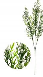  Virágos kiegészítő töltőanyag Fehér ág Pikk-pakk virágok koszorú gipsz (Dodatek wypełniacz)