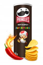 Pringles Hot&spicy Chips Pringles Csípős Fűszeres Mario 165g (5053990127665)