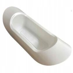 MartineX Virágtartó 27x10cm Bázel kompozícióhoz Művirágok pvc Fehér (xx)