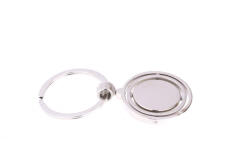  Forgó kör fém kulcstartó : Gravírozva - Igen