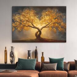 DUBLEZ Fából készült kép - Arany életfa | DUBLEZ