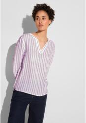 Street One Blúz - OTLT LS_Striped splitneck blouse w 2405