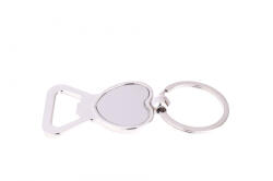  Szív sörnyitó fém kulcstartó : Gravírozva - Nem