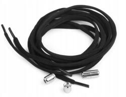  Rugalmas cipőfűző fekete cipőfűző zárral