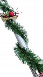 MartineX Karácsonyi girland Fenyő 480cm karácsonyfa lánc (WĄŻ 4,8M)