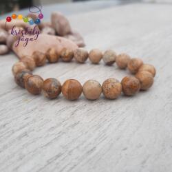 Kristály Jóga Shop Tájképjáspis 10 mm-es ásvány karkötő