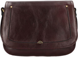 Katana Zorra bőr crossbody táska - sötétbarna