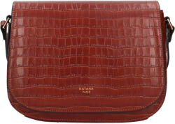 Katana Bőr női crosbody kézitáska Katana Alieta - barna