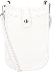 Italia Női bőr kézitáska mobiltelefonhoz és iratokhoz Italia Limma - fehér