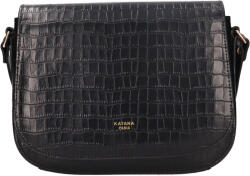 Katana Bőr női crosbody kézitáska Katana Alieta - fekete