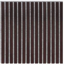 Marbet sötét tölgy lamella falburkolat szürke filc alappal 30x270 cm Woodline