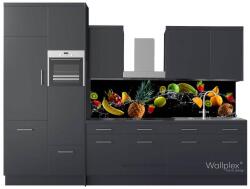 Wallplex falburkoló konyhapanel Fruit splash black - kerma - 93 990 Ft