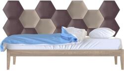 Kerma Design Kerma bézs és barna színű hatszög 3d falpanelek, műbőr modern falvédő-23