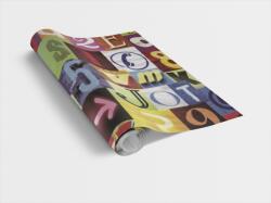  ALPHA / színes betűk 45cm x 15m öntapadós tapéta