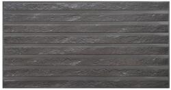 Flexwall PVC Falpanelek FLEXWALL PVC falpanel Black Granit fekete gránit lamella 97x50 cm, dekorpanel
