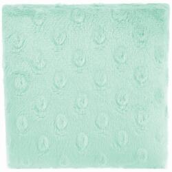  KERMA falpanel 12, 5×12, 5 cm minky textil gyermek falburkolat, több színben - Menta minkyg5