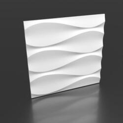  KLEPSYDRA homokóra festhető polisztirol falpanel (50x50cm), hullám dekor