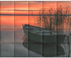 Kerma Design Naplemente a tóparton KERMA-72 nyomtatott műbőr falikép