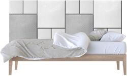 Kerma Design Minky textil gyermek falvédő Ekrü és Szürke (200×75 cm)