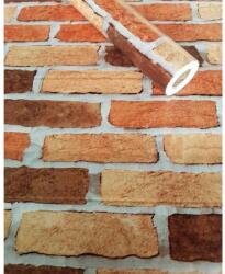 2 db 3010 tégla fehér fugával 45 cm x 10 m öntapadós dekorfólia tapéta csomagajánlat