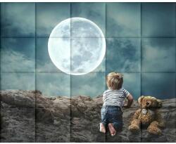 Kerma Design Holdfény KERMA-78 nyomtatott műbőr falikép