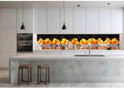  Wallplex PLUS+ falburkoló hőálló konyhapanel Mézédes Mango, vízálló falburkolat konyhába 60x180 cm