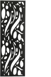  Fali dekorpanel, csepp minta, 50x150 cm, 3 mm HDF - FP17 fa fekete falburkolat