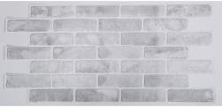 Flexwall PVC falpanel Old Brick Grey szürke tégla 102, 5x49 cm, modern burkolat