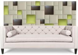 Kerma Design Műbőr falvédő-122 V-42 színes dekorpanel faldekoráció (200x75 cm)