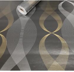  3013 arany fekete 45 cm x 10 m öntapadós tapéta