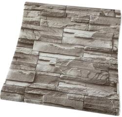  Kőmintás öntapadós tapéta 45 cm x 3 m SJH1087-3, szürke