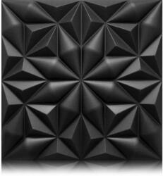  Polistar Onyx fekete mintás beltéri polisztirol falpanel (50x50cm)
