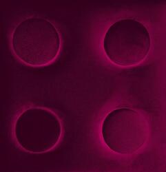 Kerma Design KERMA Cubes építőkocka textil falpanel 25x50 cm bordó- Piano 06