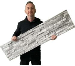Stikwall 656-2002 szürke szeletelt kő falburkolat (120x30cm) kőmintás falpanel