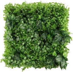  GD627 50x50 cm élethű műanyag zöldfal növényfal panel, műnövény dekoráció