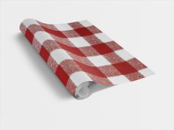  SQUARES RED / piros szövetkockás 45cm x 15m öntapadós tapéta