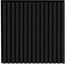 Marbet fekete lamella falburkolat fekete filc alappal 30x270 cm Woodline