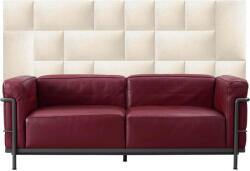 Kerma Design Fehér színű modern textil falvédő-8 (200x75 cm) Kerma falpanelekből