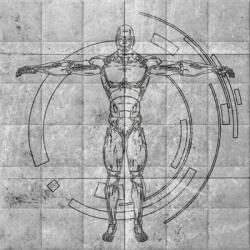 Kerma Design Ember KERMA-29 art design dekorpanel nyomtatott műbőr falikép